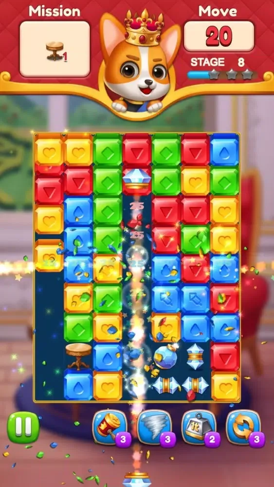 Screenshot di Jewels King : Castle Blast