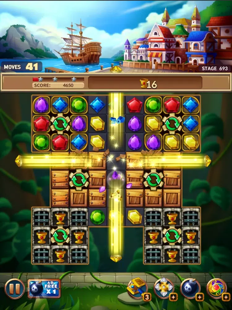 Jewels Fantasy Crush iPad  Screenshots
