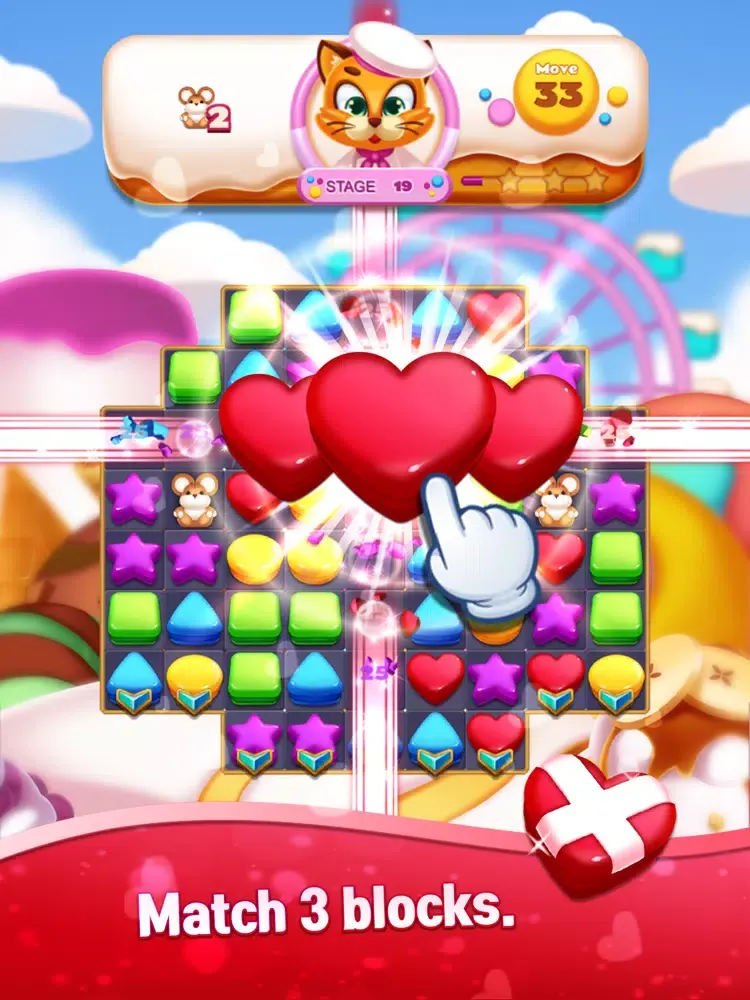 Sweet Cookie World - Match 3 iPad  Screenshots