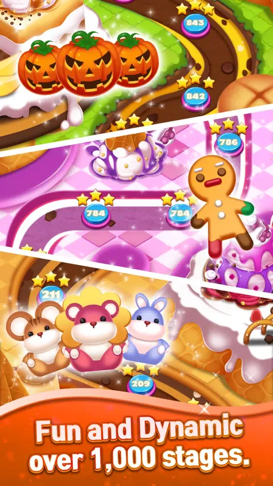 Sweet Cookie World - Match 3 Screenshots