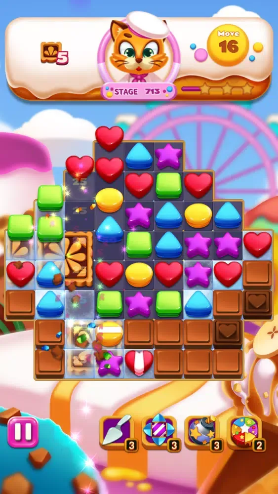 Sweet Cookie World - Match 3 Screenshots