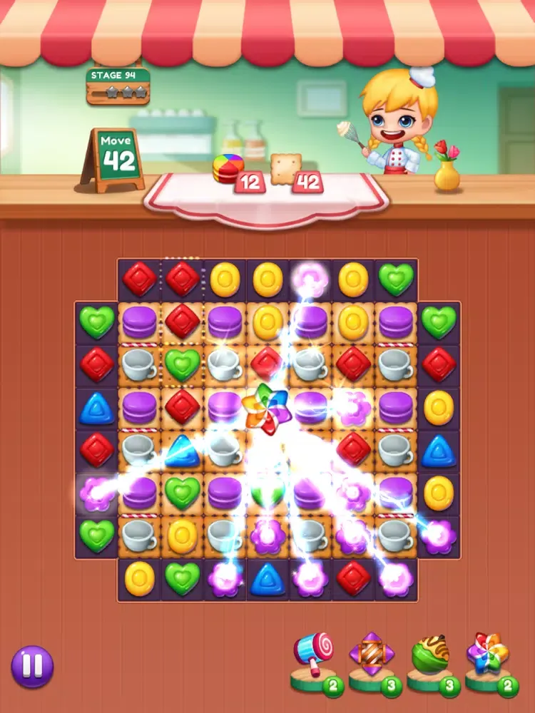صور Sweet Candy POP Match 3 Puzzle iPad 