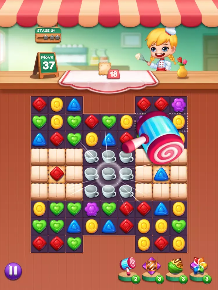 صور Sweet Candy POP Match 3 Puzzle iPad 