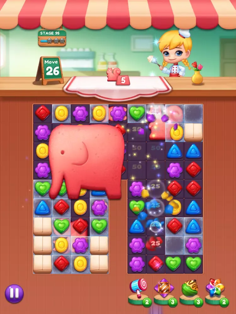 صور Sweet Candy POP Match 3 Puzzle iPad 