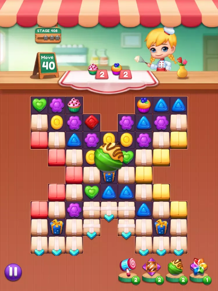 صور Sweet Candy POP Match 3 Puzzle iPad 