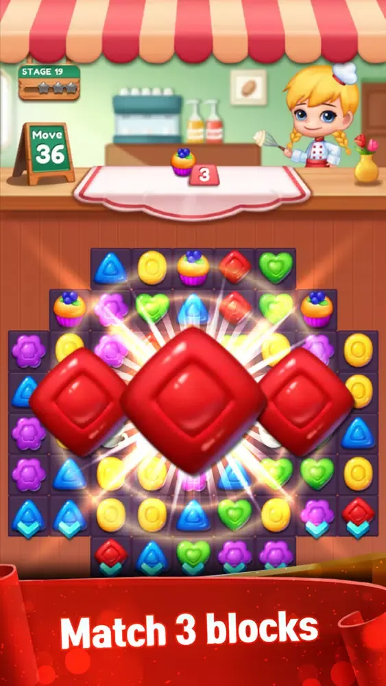 صور Sweet Candy POP Match 3 Puzzle