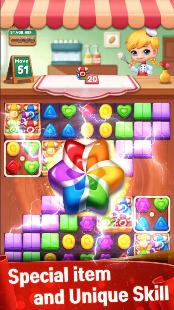 صور Sweet Candy POP Match 3 Puzzle