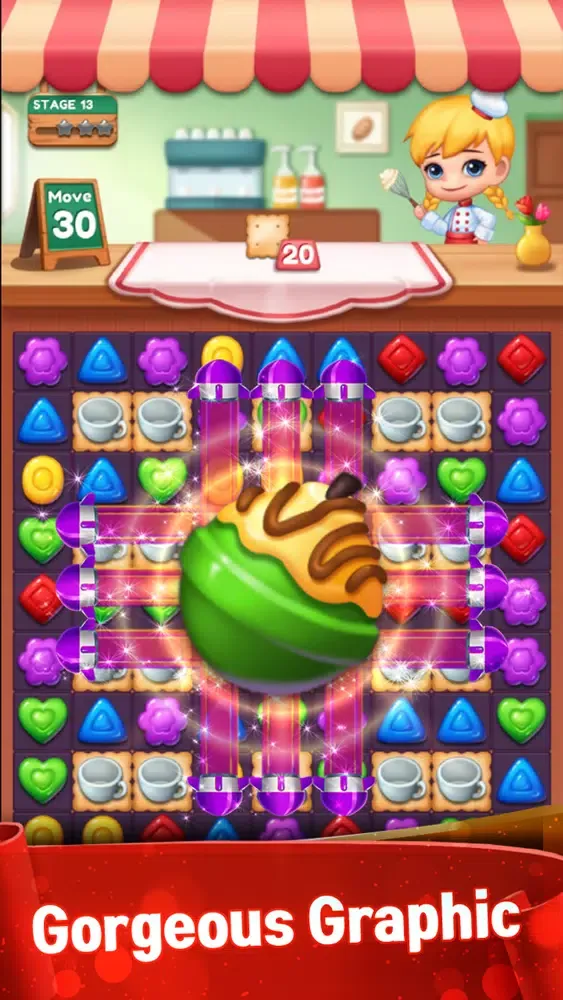 صور Sweet Candy POP Match 3 Puzzle