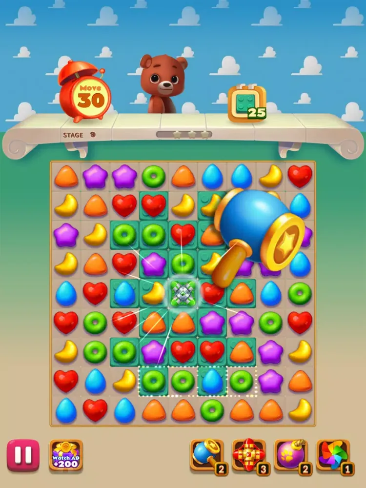 Toy Bear Sweet POP iPad  스크린샷
