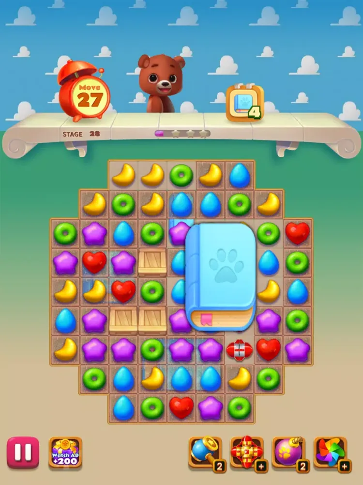 Toy Bear Sweet POP iPad  스크린샷