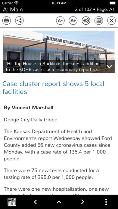 Dodge City Daily Globe স্ক্রিনশট