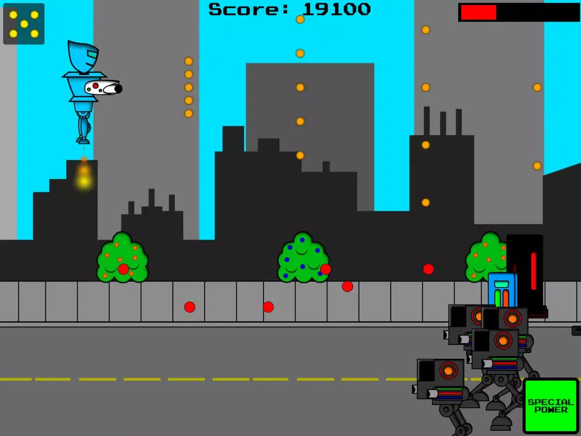 صور 1-Up Bro Bots: Destroy All Robots iPad 