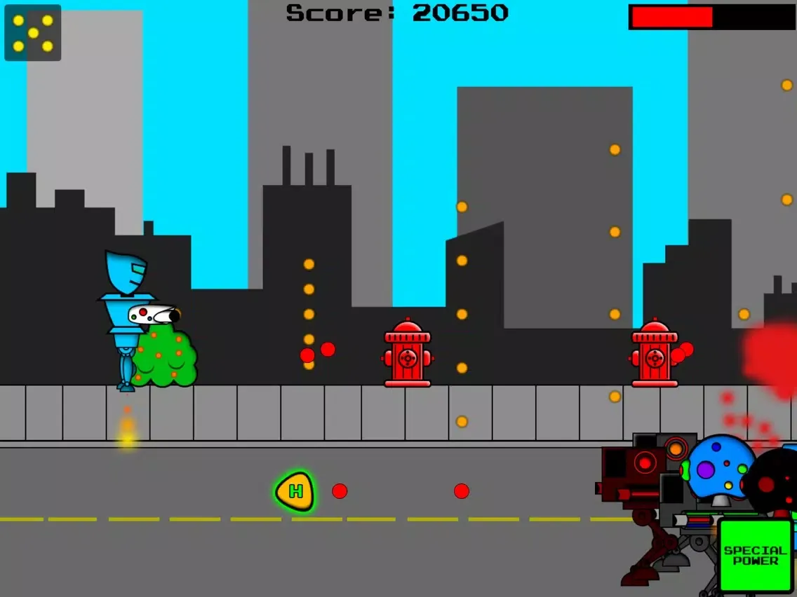 صور 1-Up Bro Bots: Destroy All Robots iPad 