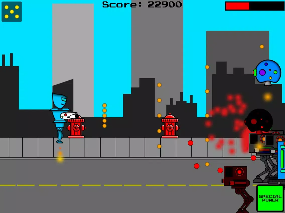 صور 1-Up Bro Bots: Destroy All Robots iPad 