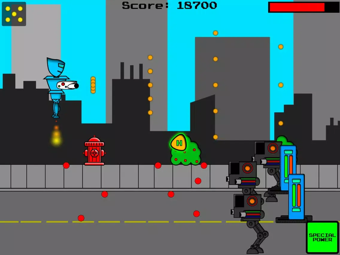 صور 1-Up Bro Bots: Destroy All Robots iPad 