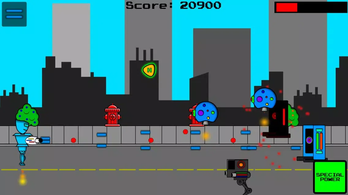 صور 1-Up Bro Bots: Destroy All Robots