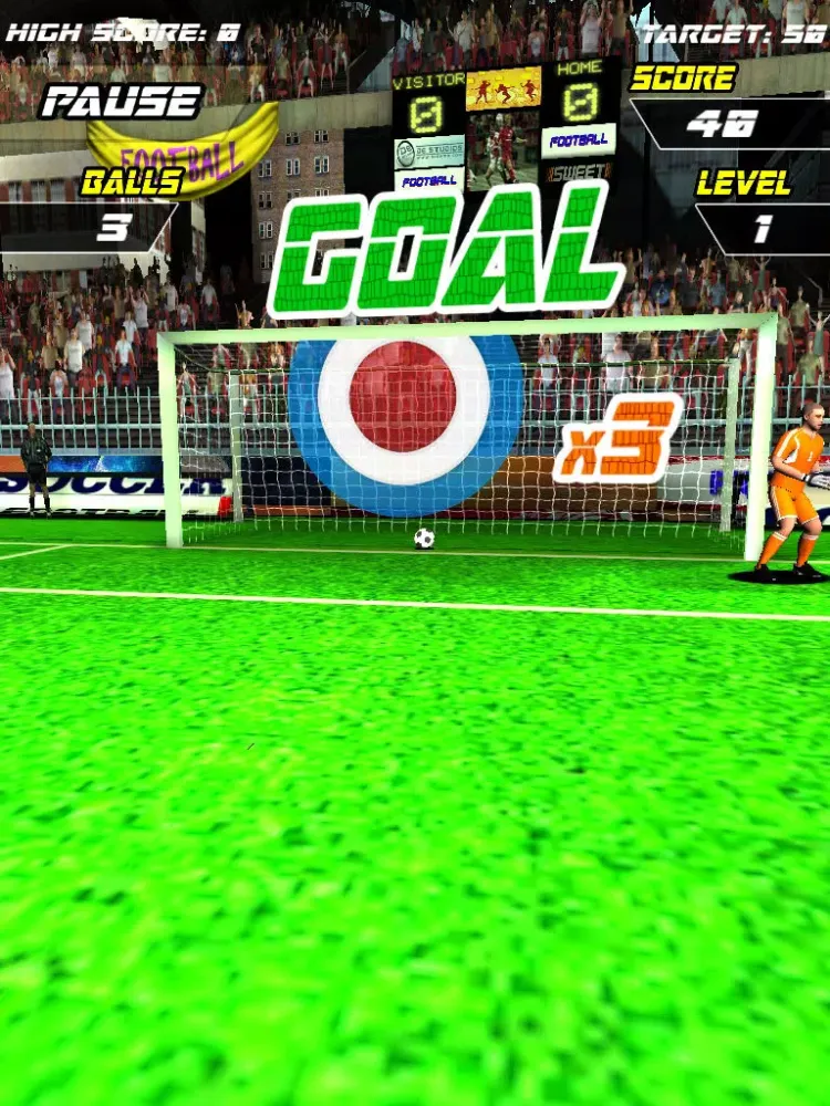 Strike Soccer Flick Free Kick iPad  스크린샷