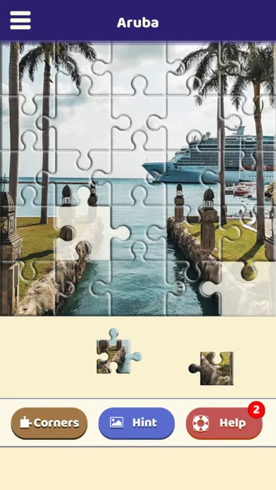 Aruba Sightseeing Puzzle स्क्रीनशॉट