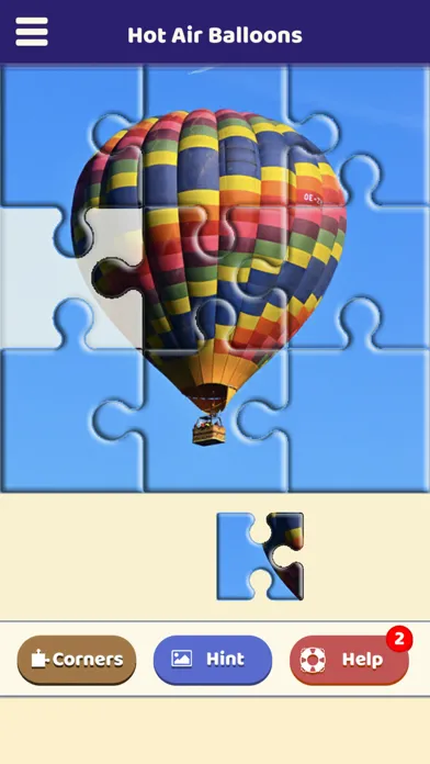 ภาพหน้าจอของ Hot Air Balloons Puzzle