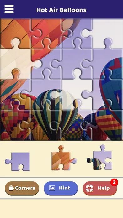 ภาพหน้าจอของ Hot Air Balloons Puzzle