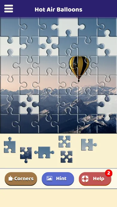 ภาพหน้าจอของ Hot Air Balloons Puzzle