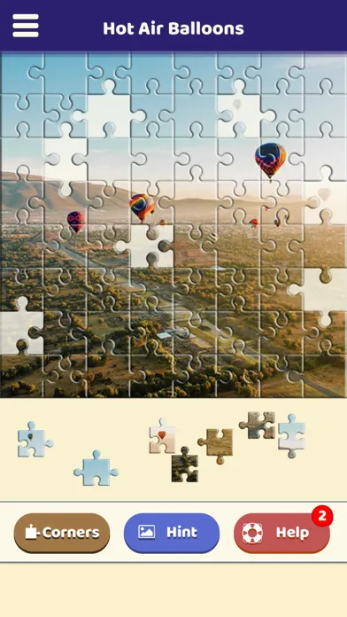 ภาพหน้าจอของ Hot Air Balloons Puzzle