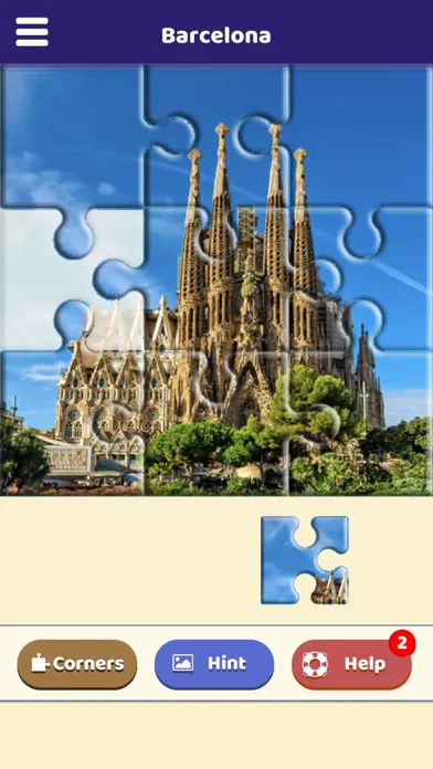 Barcelona Sightseeing Puzzle应用截图