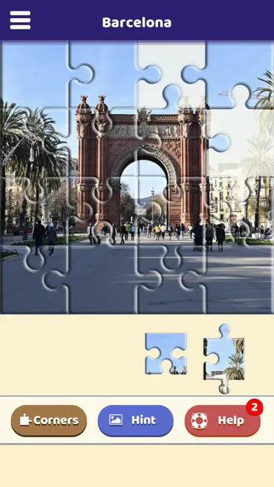 Barcelona Sightseeing Puzzle应用截图