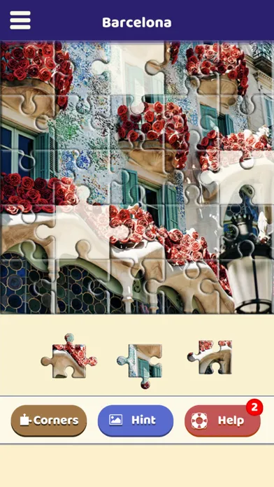 Barcelona Sightseeing Puzzle应用截图