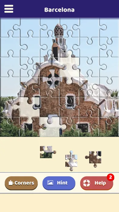 Barcelona Sightseeing Puzzle应用截图