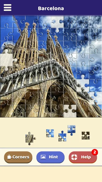 Barcelona Sightseeing Puzzle应用截图