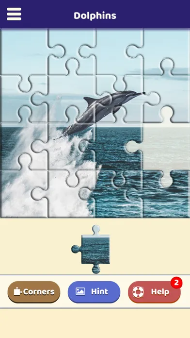 Dolphin Love Puzzle स्क्रीनशॉट