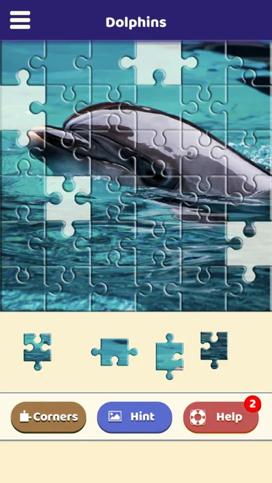 Dolphin Love Puzzle स्क्रीनशॉट