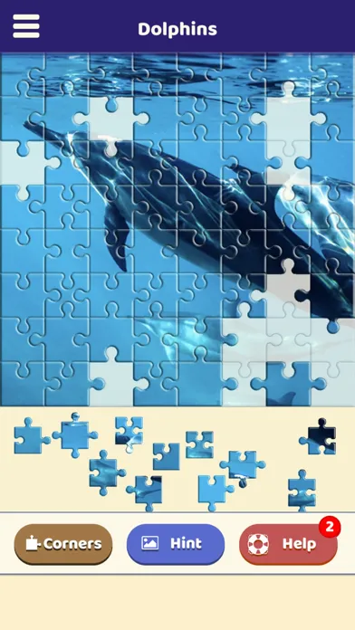Dolphin Love Puzzle स्क्रीनशॉट