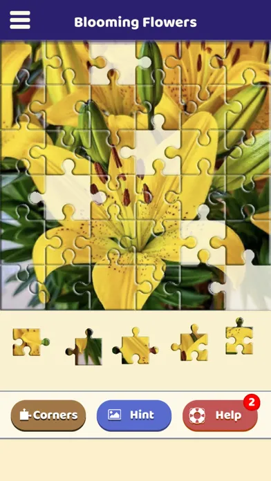 Capturas de tela do Blooming Flowers Puzzle
