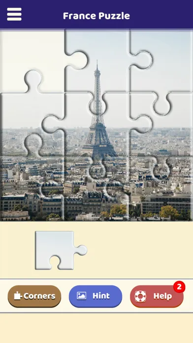 France Jigsaw Puzzle Screenshots