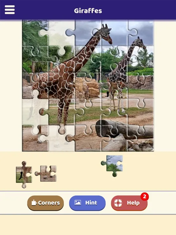 Captures d'écran de Giraffe Love Puzzle iPad 