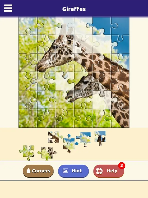 Captures d'écran de Giraffe Love Puzzle iPad 