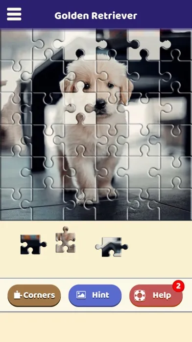 Golden Retriever Puzzle स्क्रीनशॉट