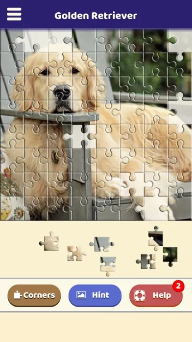 Golden Retriever Puzzle स्क्रीनशॉट