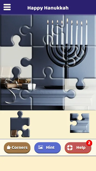 Happy Hanukkah Puzzle Ekran Görüntüleri