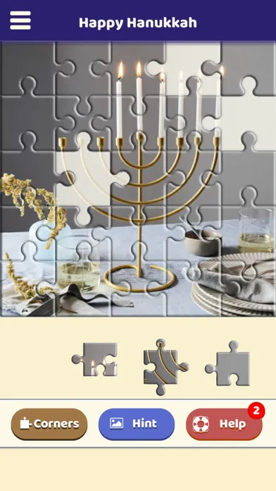 Happy Hanukkah Puzzle Ekran Görüntüleri