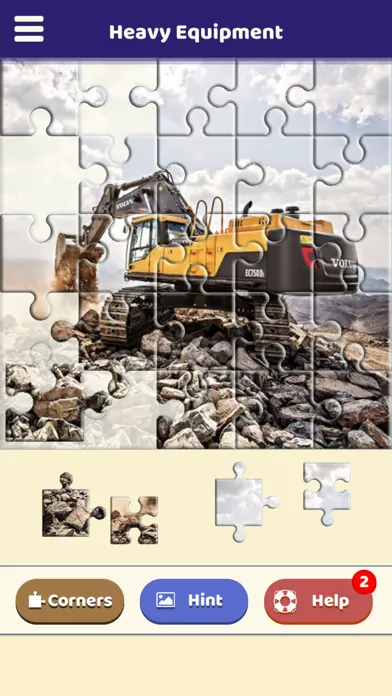 Heavy Equipment Puzzle स्क्रीनशॉट