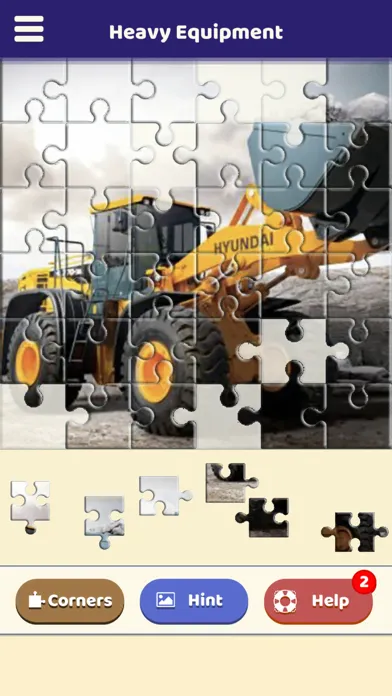 Heavy Equipment Puzzle स्क्रीनशॉट