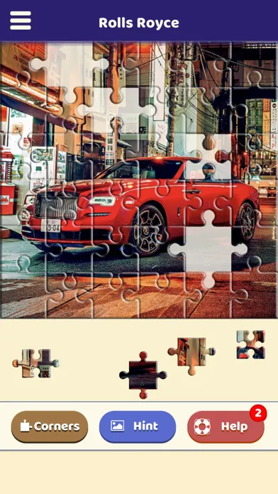 Tangkapan layar Rolls Royce Love Puzzle