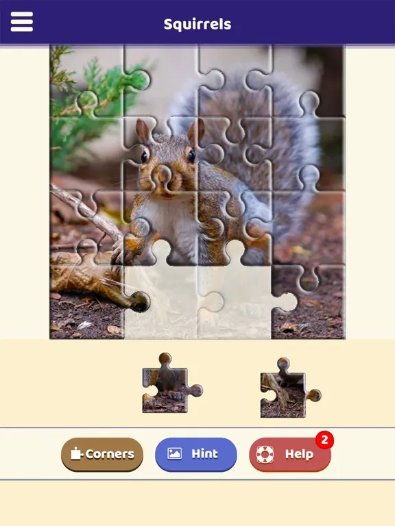 Squirrel Love Puzzle iPad 應用截圖