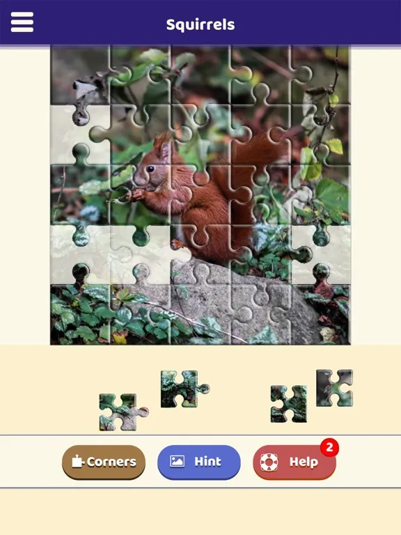 Squirrel Love Puzzle iPad 應用截圖