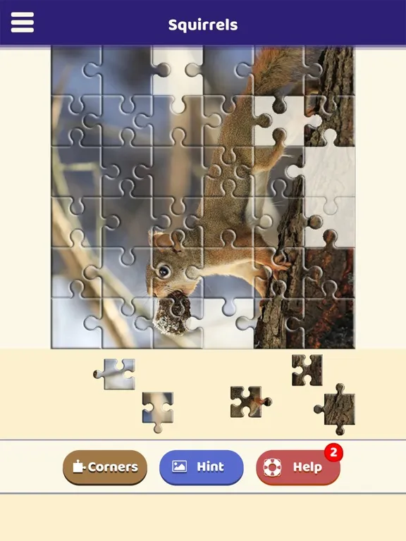 Squirrel Love Puzzle iPad 應用截圖