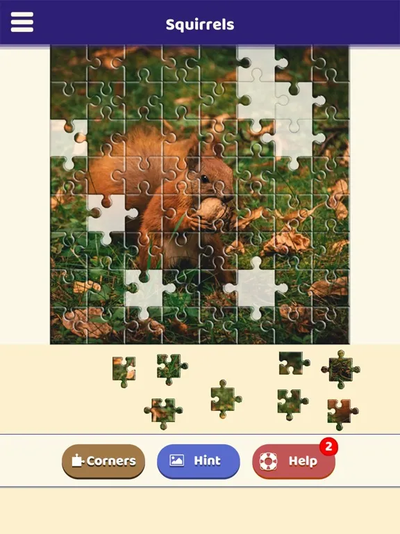 Squirrel Love Puzzle iPad 應用截圖