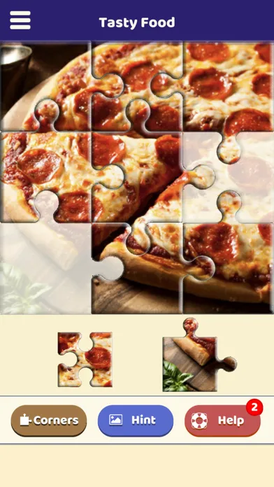Zrzuty ekranu Tasty Food Puzzle